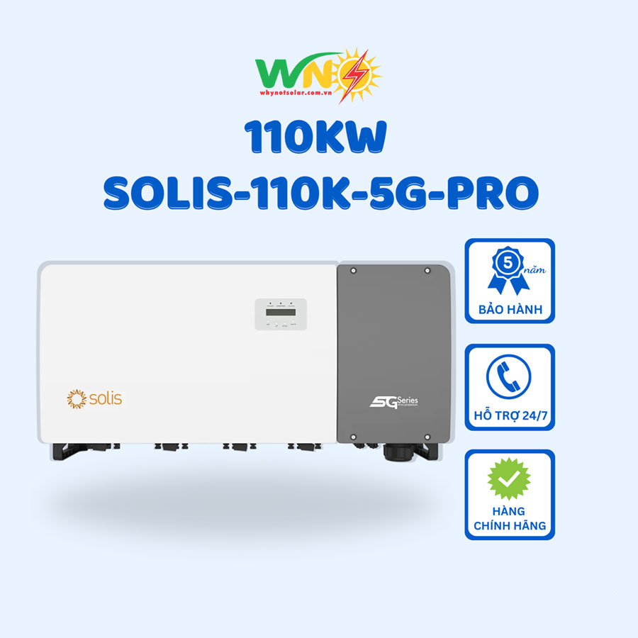 Inverter Solis 3 pha 110kW SOLIS-110K-5G-PRO