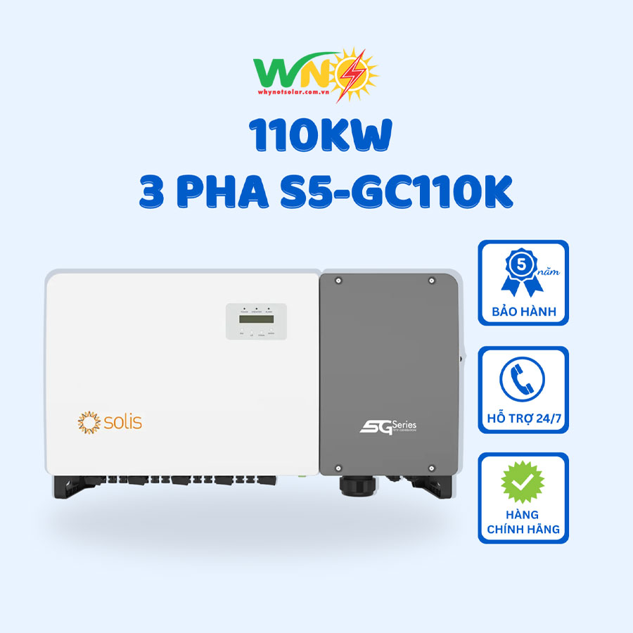 Inverter Solis 110KW 3 pha - S5-GC110K