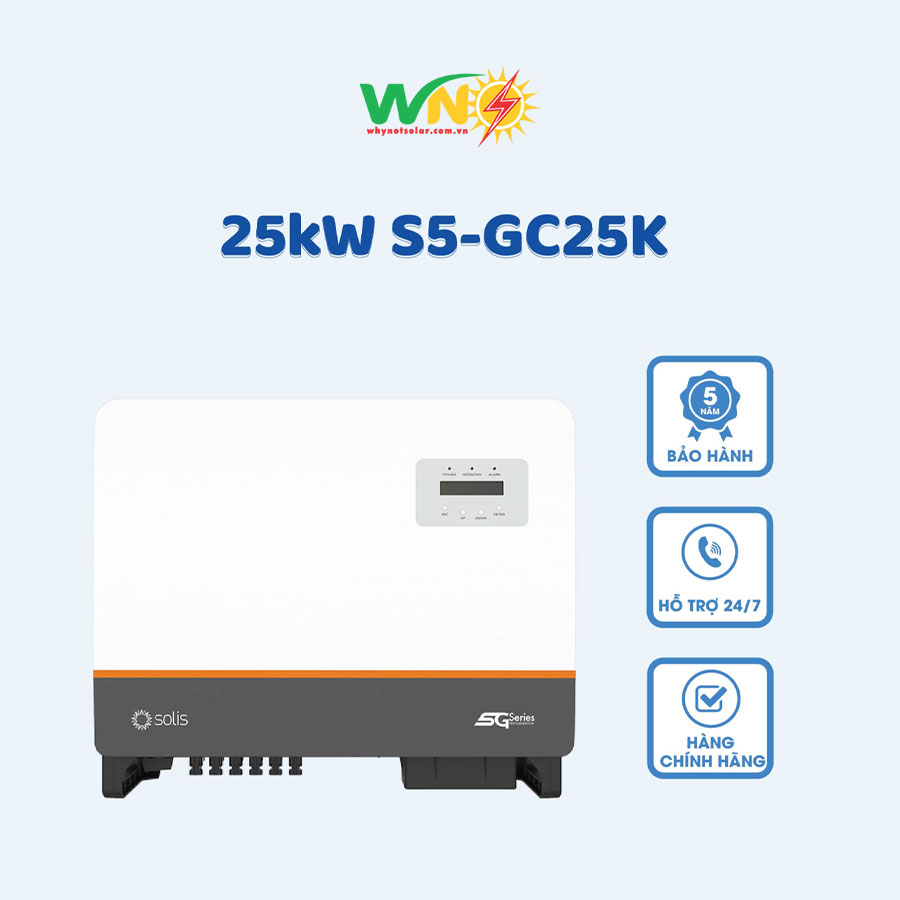 Inverter Solis 25kW S5-GC25K - Inverter 25KW