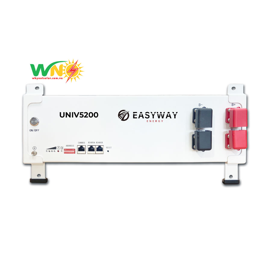 Pin lithium 5kWh - Pin lưu trữ điện mặt trời Easyway 5200