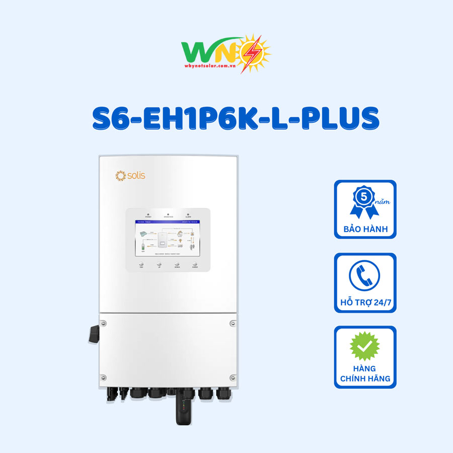 Inverter hybrid Solis S6-EH1P6K-L-PLUS - Inverter Hybrid