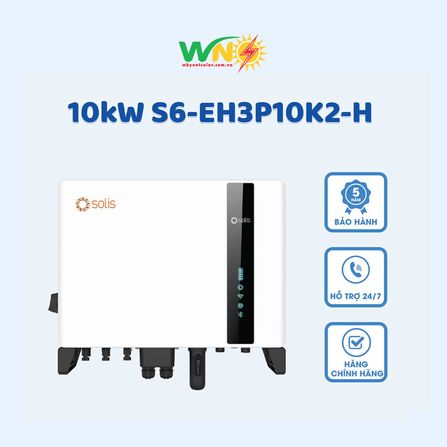 Inverter Hybrid Solis 10kW S6-EH3P10K2-H - Inverter 10KW