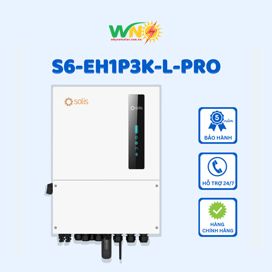 Inverter hybrid Solis S6-EH1P3K-L-Pro- Inverter