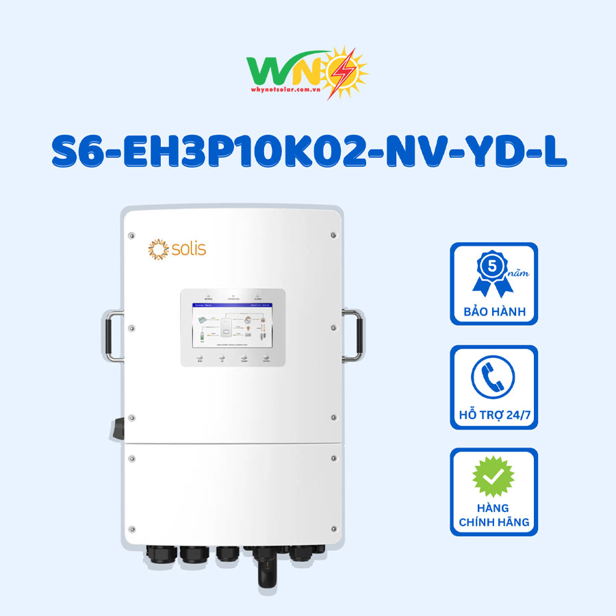 Inverter hybrid Solis S6-EH3P10K02-NV-YD-L - Inverter Hybrid