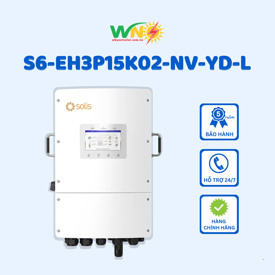 Inverter hybrid Solis S6-EH3P15K02-NV-YD-L - Inverter Hybrid