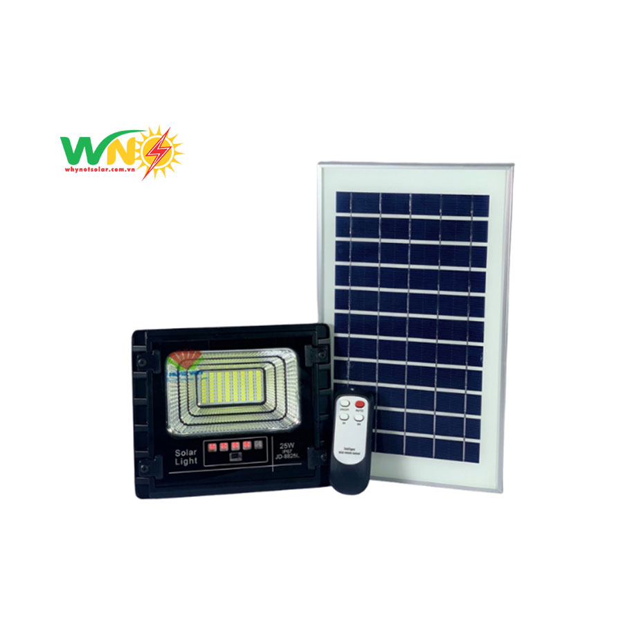 Đèn pha năng lượng mặt trời 25W JD-8825L