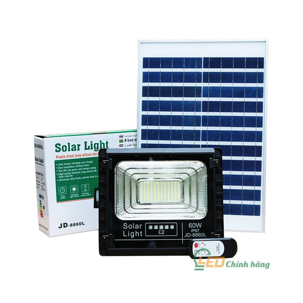 Đèn pha năng lượng mặt trời 60W JD-8860L