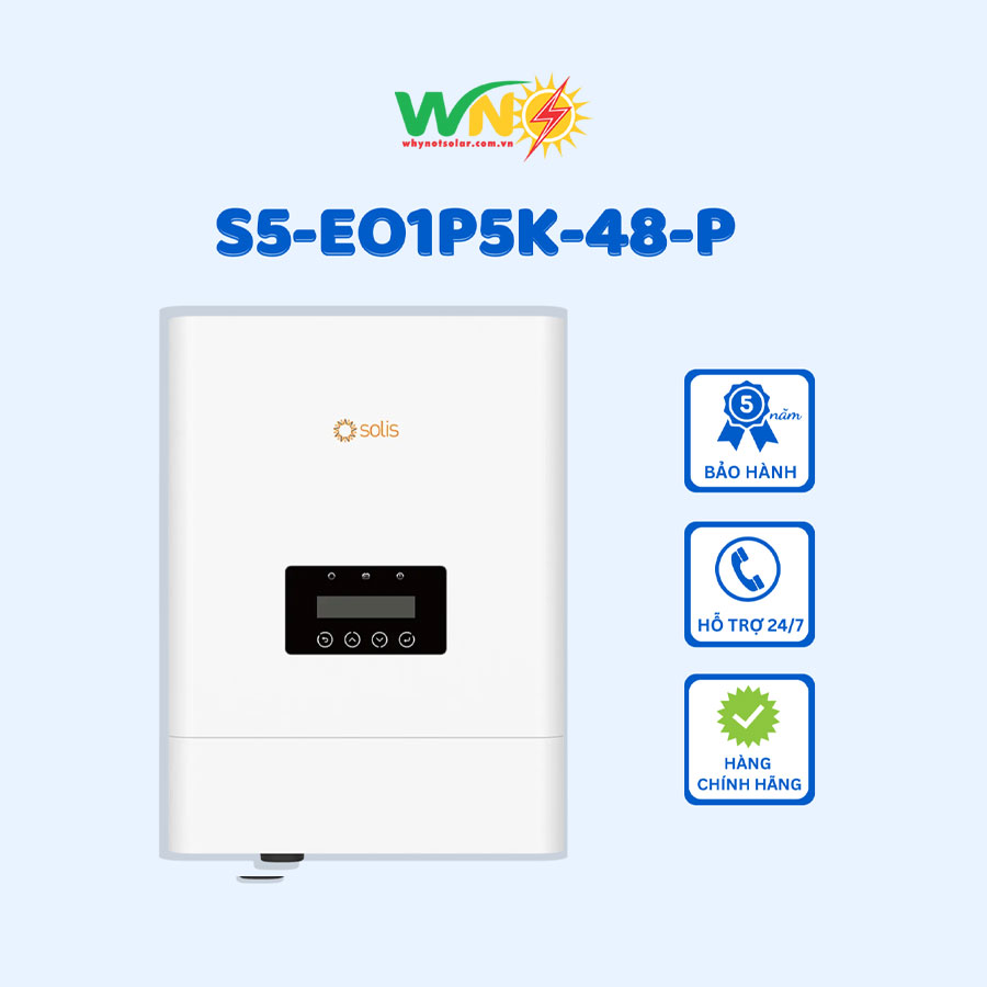 Inverter độc lập Solis S5-EO1P5K-48-P - Inverter Cao Nam
