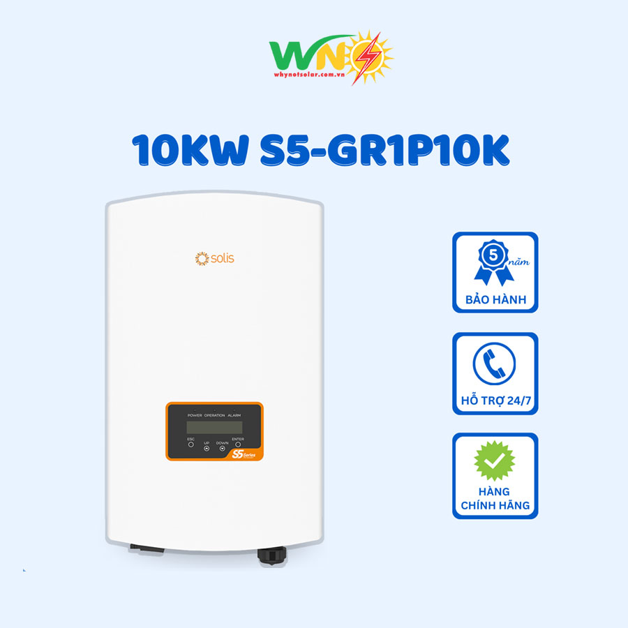 Inverter Solis 1 Pha 10KW S5-GR1P10K - Inverter 10KW